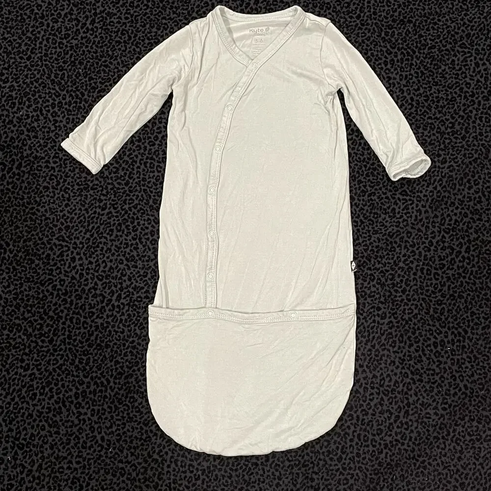 Kyte Sleeper Sack Baby Newborn 3-6 Months Bunting Gown Pajamas Green Bamboo